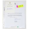 Image 1 : AUTOGRAPHED JEAN CHRÉTIEN LETTER AND CARD