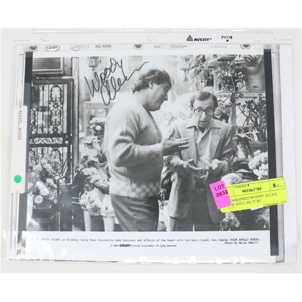 AUTOGRAPHED WOODY ALLEN MOVIE STILL PICTURE