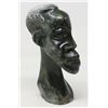Image 1 : STONE CARVED AFRICAN FIGURAL HEAD APPRX 8IN TALL