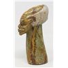 Image 1 : STONE CARVED AFRICAN FIGURAL HEAD APPRX 6IN TALL