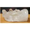 Image 1 : SOLID CRYSTAL STONE RECLINING BUDA DETAILED