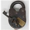 Image 1 : ANTIQUE STYLE PADLOCK WITH KEY