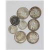 Image 1 : LOT OF TEN ASSORTED SILVER CANADIAN COINS
