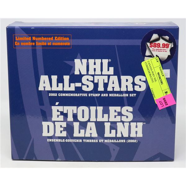 CANADA POST NHL COMMEMORATIVE STAMP&MEDALLION SET