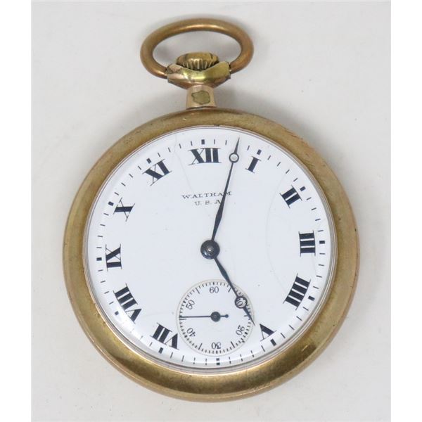 ANTIQUE WALTHAM GOLD FILLED POCKET WATCH
