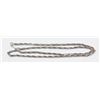 Image 1 : SILVER THIN LINK NECKLACE, 17.5"