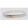 Image 1 : STERLING SILVER BANGLE WITH ENGRAVED PATTERN,