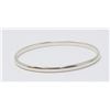 Image 1 : ITALIAN SILVER SIMPLE BANGLE WITH CLASP,