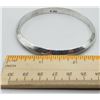 Image 2 : ESTATE 925 SILVER THAILAND BANGLE BRACELET