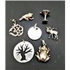 Image 1 : ESTATE LOT OF 7 925 STERLING SILVER CHARMS ~20 GRM