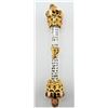 Image 1 : ESTATE MEZUZAH SCROLL JUDAICA  GLASS ORNAMENT