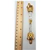 Image 2 : ESTATE MEZUZAH SCROLL JUDAICA  GLASS ORNAMENT