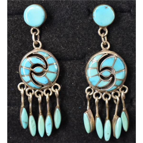 ZUNI INDIAN EARRINGS (ELLEN QUANDELACY)