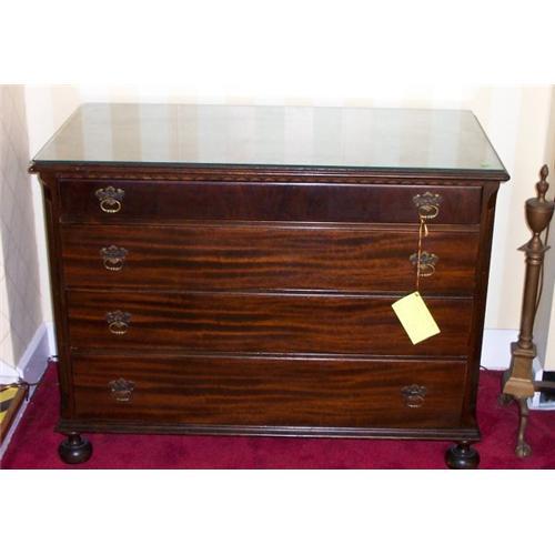 Berkey Gay Mahogany Bun Footed Dresser 20 S 2124927