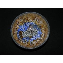  Roman Glass Mosaic Bowl -Millefiori  Fish   #2125340