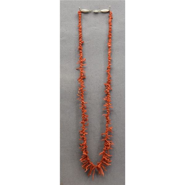 PUEBLO INDIAN CORAL NECKLACE