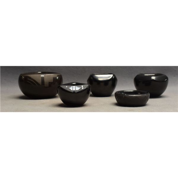 SANTA CLARA INDIAN POTTERY BOWLS