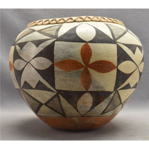 ACOMA INDIAN POTTERY OLLA