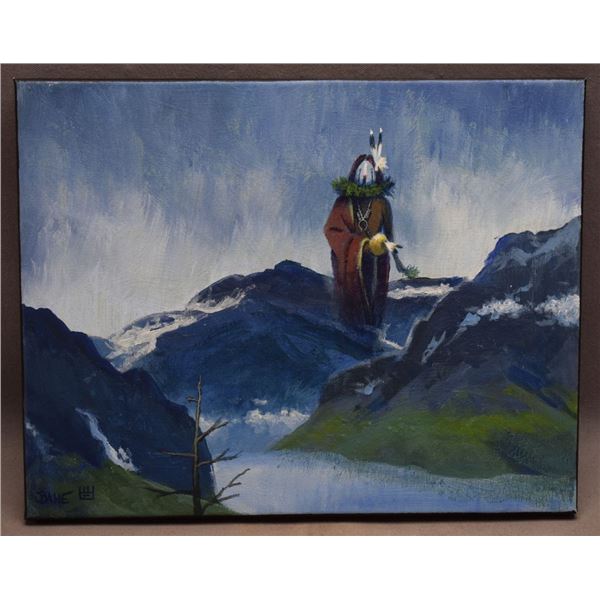 NAVAJO INDIAN PAINTING (ALLEN BAHE)