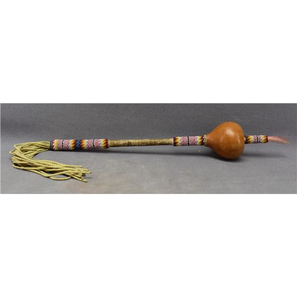 KIOWA INDIAN PEYOTE RATTLE