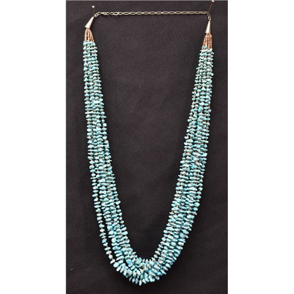 SANTO DOMINGO INDIAN TURQUOISE NECKLACE