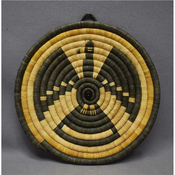 HOPI INDIAN BASKETRY PLAQUE