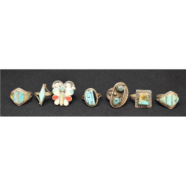 NAVAJO INDIAN RINGS