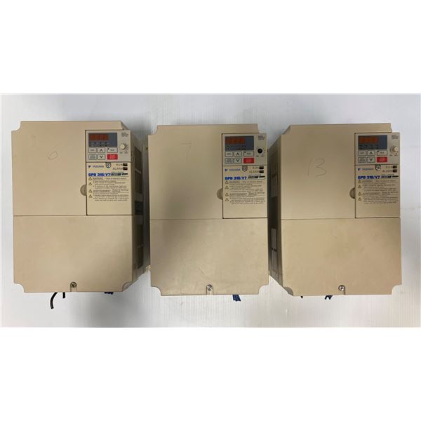 (3) Yaskawa # CIMR-V7AM45P5 Drives