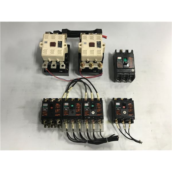 Lot of Fuji Circuit Breakers