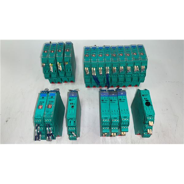 Lot of Pepperl + Fuchs Modules (see pics for part numbers)