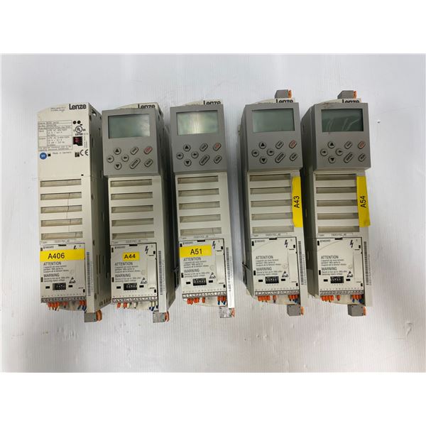 (5) Lenze # E82EV152_4B Frequency Inverter Drive