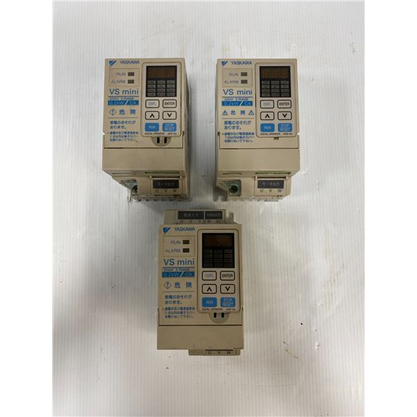 (3) Yaskawa # CIMR-XCAA20P2 Inverter Drives