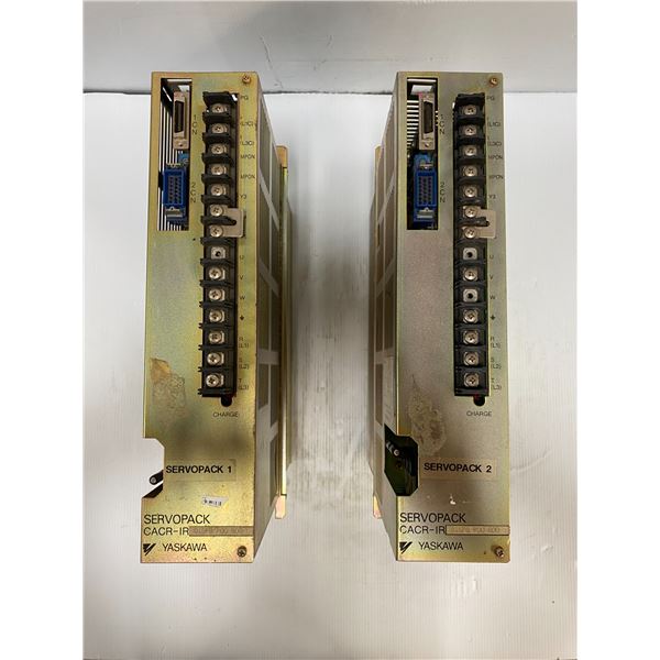 (2) Yaskawa # CACR-IR01SFB Servo Packs