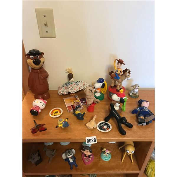 Yogi Bear, Disney and various Figurines