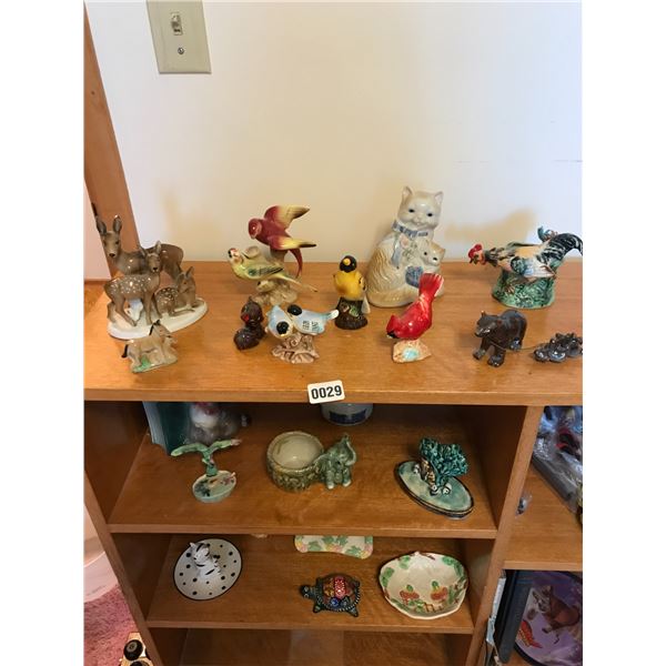 Assorted Glass Figures