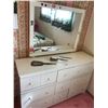 Image 1 : Sterling Silver Vintage Brush & Mirror, Chest of Drawers & Full Size Bed & Side Table