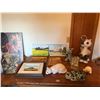 Image 1 : Assorted Pictures & Cat Statues
