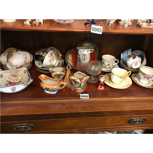 Teacups, Cream and Sugar Bowls & Various China