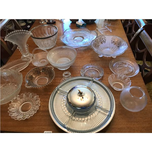 Glass Bowls, Vases & Serving Platters