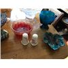 Image 4 : Crystal Bowl, Colourful Assorted Bowls, Salt & Pepper Shakers