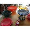 Image 5 : Crystal Bowl, Colourful Assorted Bowls, Salt & Pepper Shakers