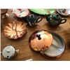 Image 2 : Copper Candy Dishes, Pickle Dish & Assorted China