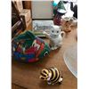 Image 2 : Elephant Teapot, Assorted Ashtrays , Cat/Fish Home Decor