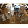 Image 1 : Bohemian Crystal Tumblers, Crystal Vase, Knife Holder Etc
