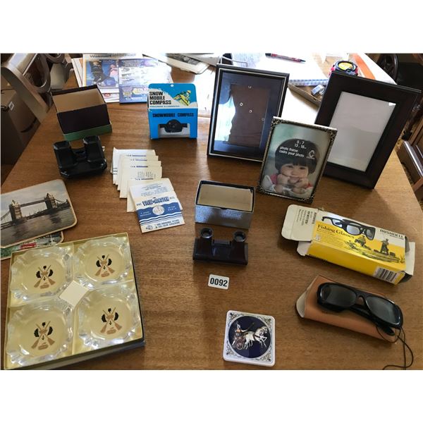 Viewmaster & Reels, TruVue, Fishing Glasses & Various Coasters