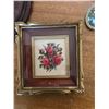 Image 4 : Petit Point Framed Pictures, Cross Beaded Needle Point & Assorted Framed Pictures