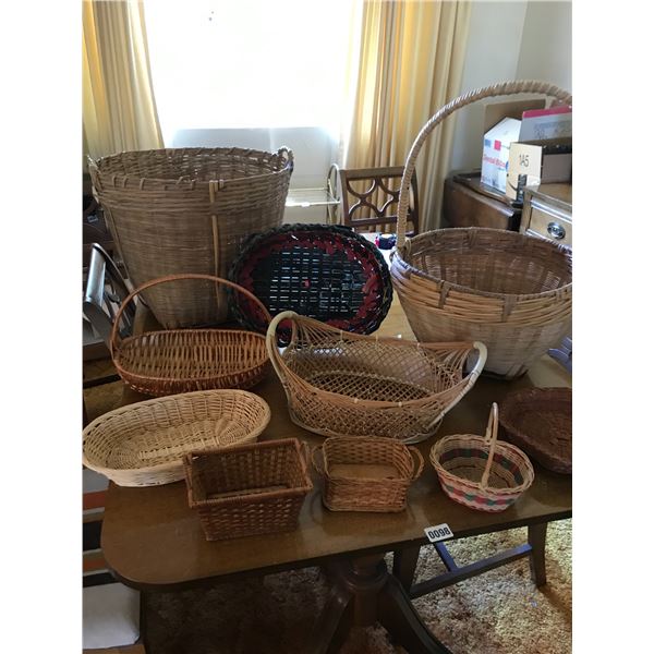 Large Assortment of Baskets