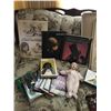 Image 4 : Vintage Ceiling Light, Placemats, Baby Doll, Heritage Doll Coloring Book, Asst Books/Cards Etc