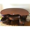 Image 2 : Kidney Shaped Desk w Lion Pulls