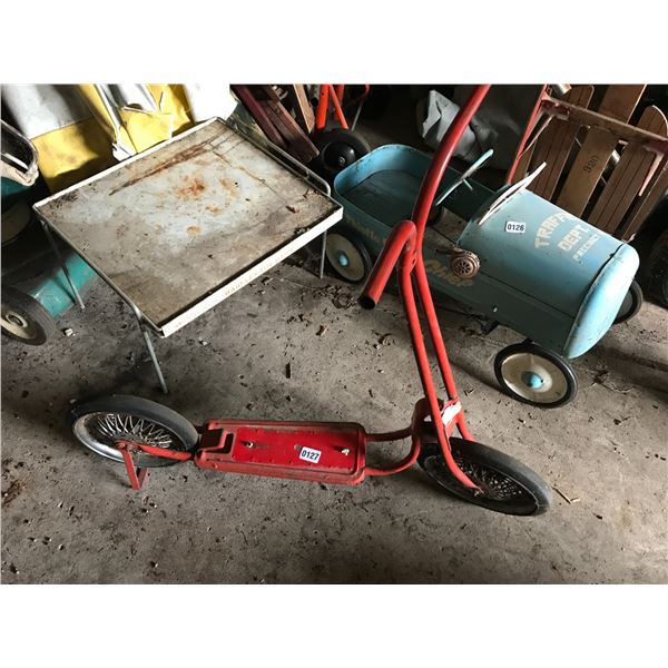 Vintage Red Scooter